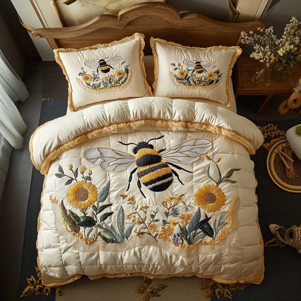 Wildflower Bee WN1803142CL Duvet Cover Set