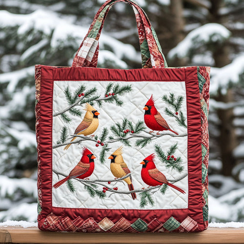 Cardinal Nest CW0711013CL Quilted Tote Bag
