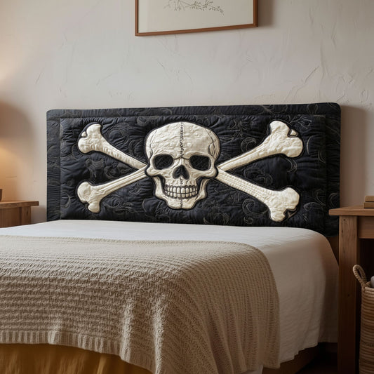 Rogue Skull CP1512088CL Quilted Headboard Slipcover