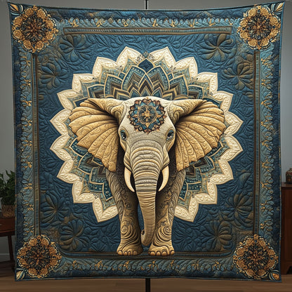 Midnight Mandala Elephant LT0910008CL Quilt