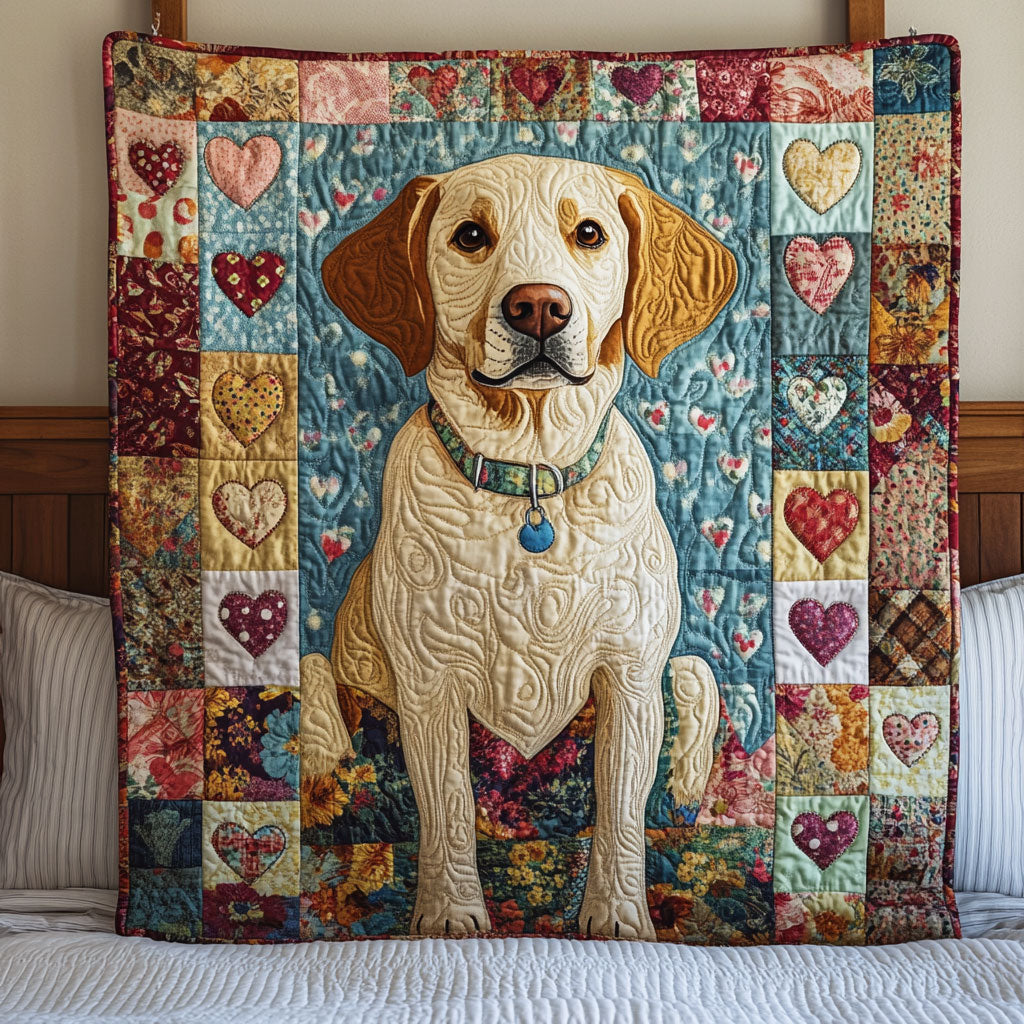 Labrador Romance CW0601036CL Quilt