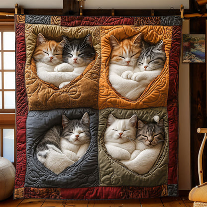 Cat Moments CP0512136CL Quilt