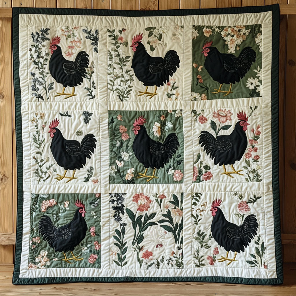 Chicken Garden CW2404009CL Quilt