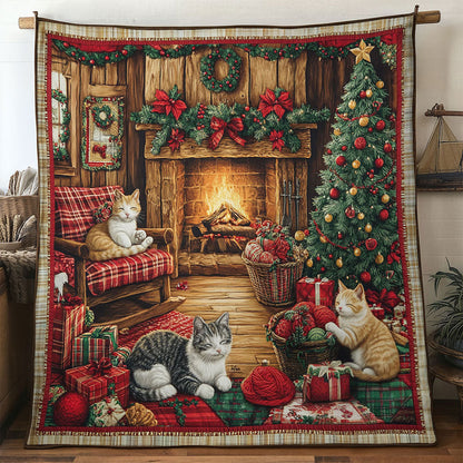 Cat Christmas Glow WN1211009CL Quilt