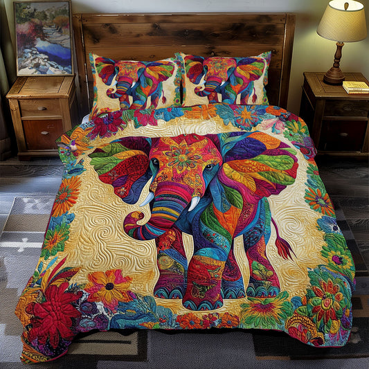 Hippie Elephant WY1612048CL Duvet Cover Set