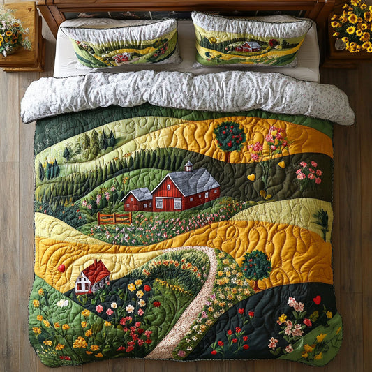 Farm Village WY1802045CL Duvet Cover Set