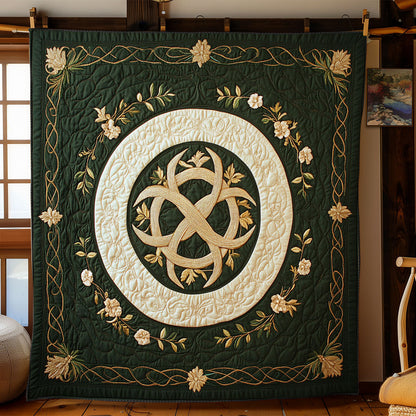 Floral Wreath Celtic WY0503106CL Quilt