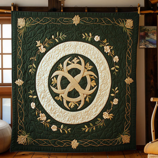 Floral Wreath Celtic WY0503106CL Quilt