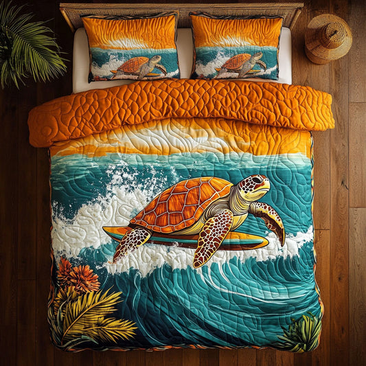 Turtle Catch The Wave WY2406018CL Duvet Cover Set