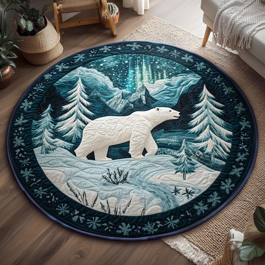 Polar Night WY2203013CL Quilted Round Mat