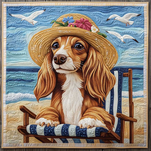 Dashund Resort CQ1904002CL Quilt