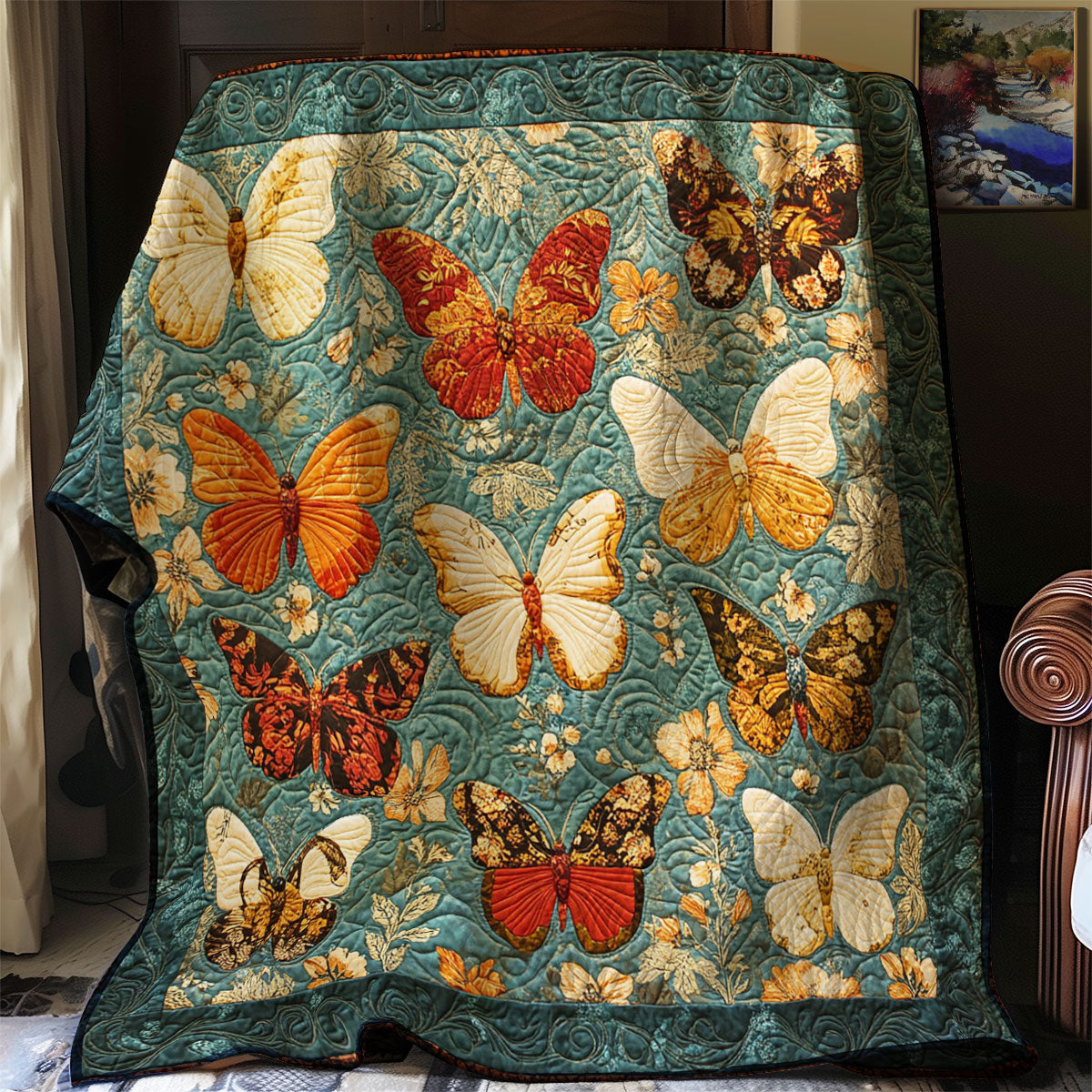 Mesmerizing Butterfly WJ2403014CL Quilt