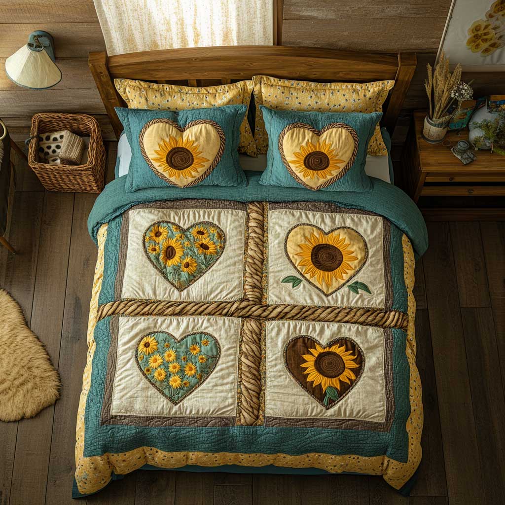 Sunflower In My Heart WN3103047CL Duvet Cover Set