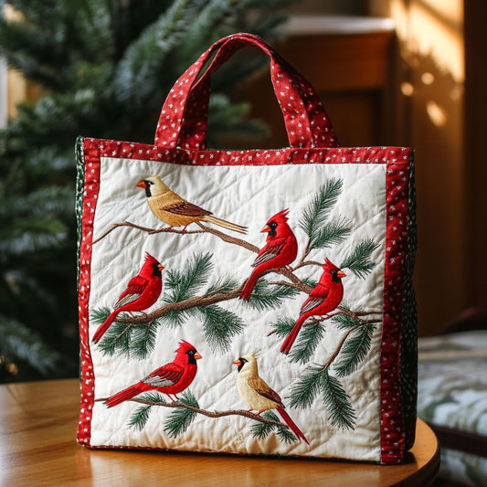 Cardinal Gathering CW0711011CL Quilted Tote Bag