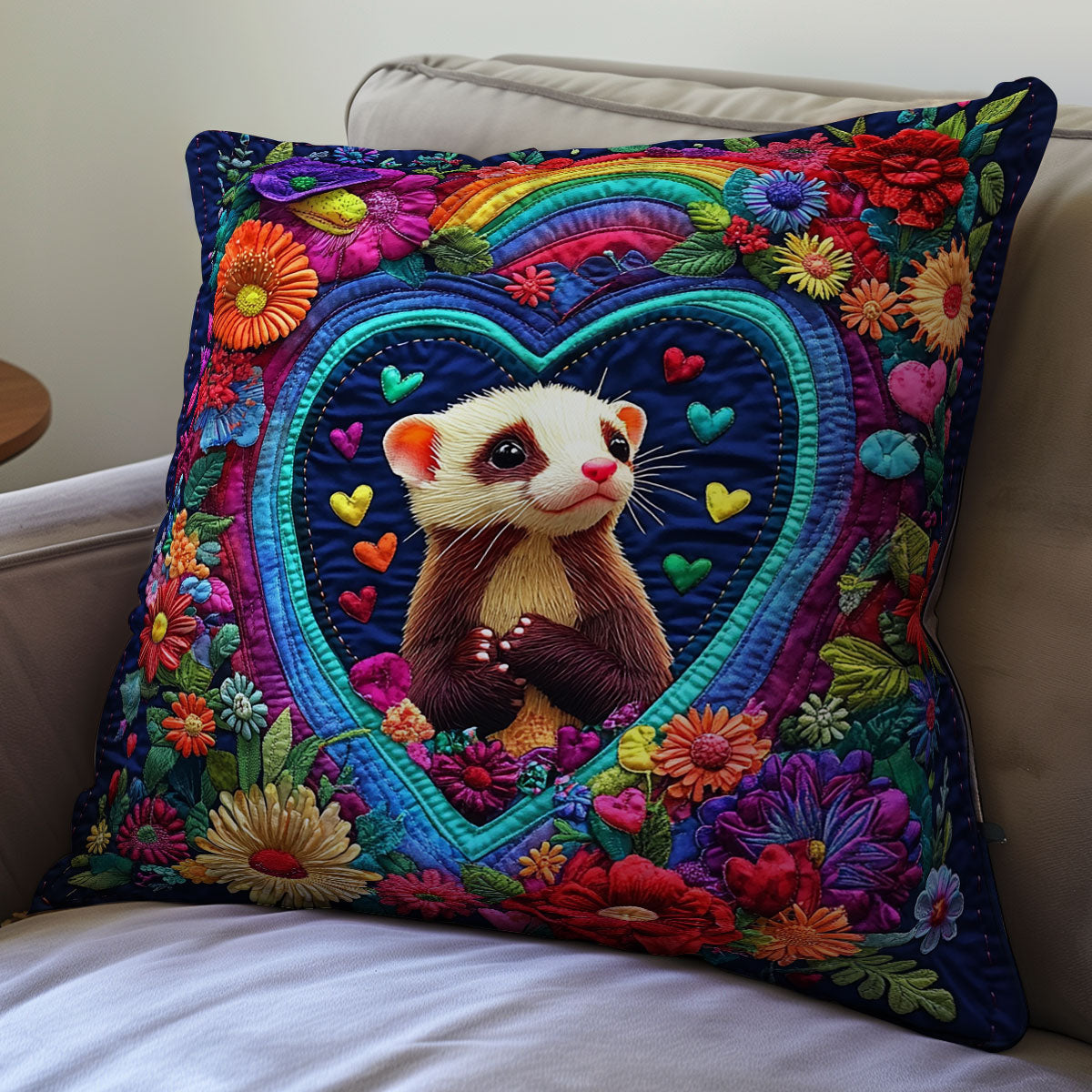 Vibrant Ferret WX1401105CL Quilt Pillow Case