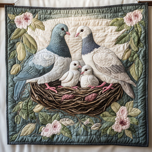 Doves Of Harmony WY2608055CL Quilt