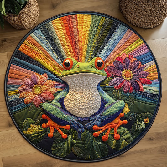 Lush Frog Oasis WN2207065CL Quilted Round Mat