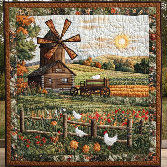 Countryside Landscape CQ1205001CL Quilt