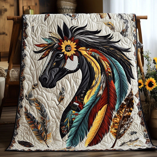 Feathered Horse WP1505062CL Quilt