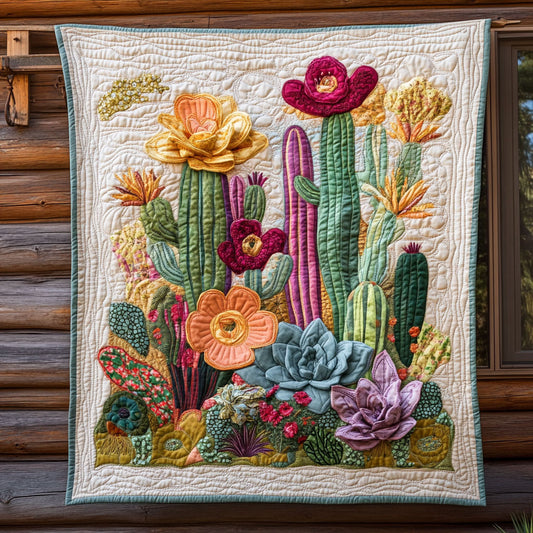 Cacti Garden CW2205413CL Quilt