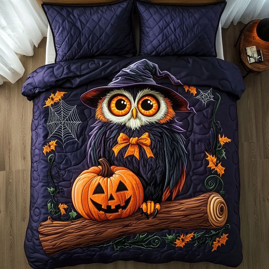Pumpkin Owl WN0310056CL Duvet Cover Set
