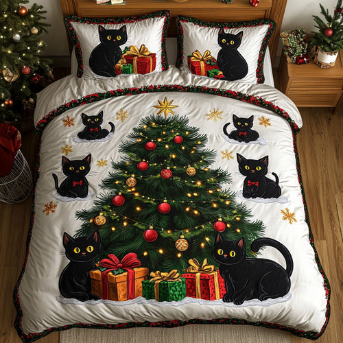 Holiday Cat CW0711037CL Duvet Cover Set