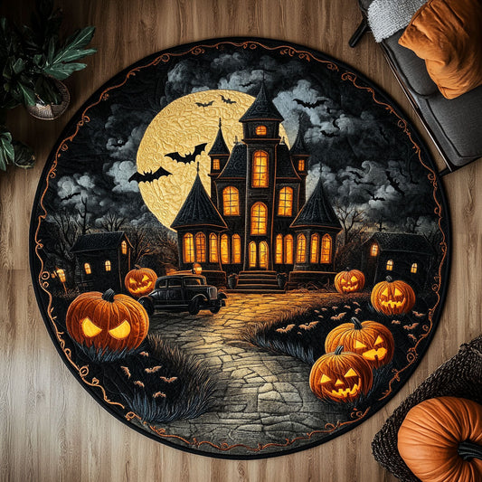 Mystic Haunt CW0609004CL Quilted Round Mat