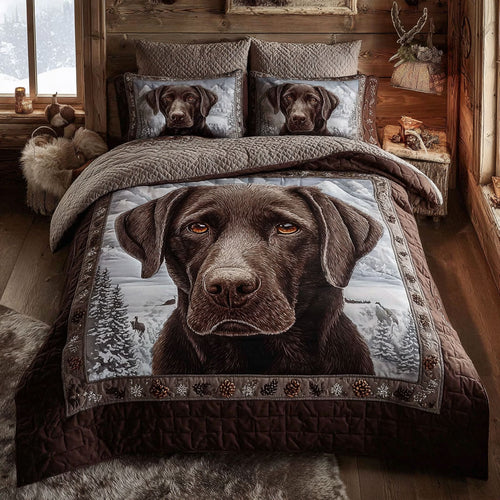 Winter Labrador Charm CW3010029CL Duvet Cover Set
