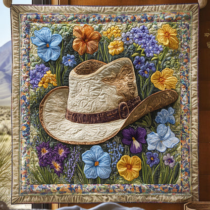 Blooming Cowboy Hat WN2409004CL Quilt