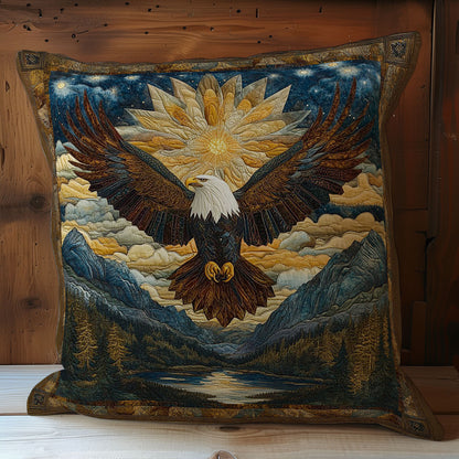 Eagle In Forest WY1102063CL Quilt Pillow Case