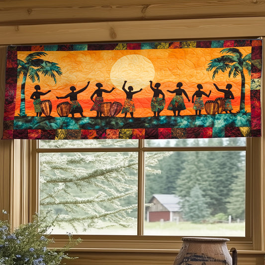 Sunset Festival WY2904081CL Quilted Valance
