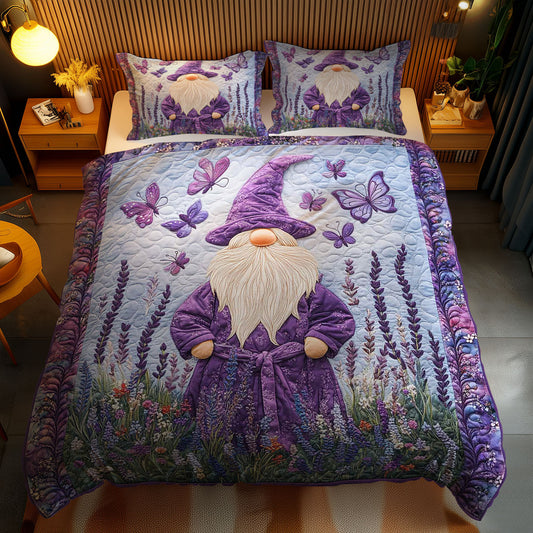 Purple Meadow Gnome WN3012076CL Duvet Cover Set