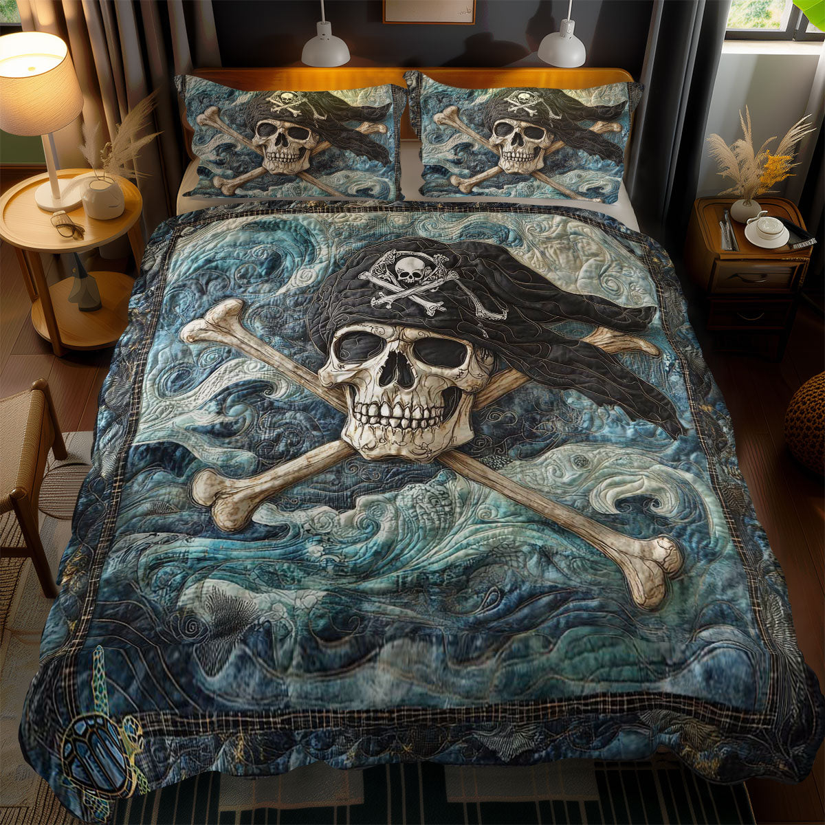 Jolly Skull Armada WN1212061CL Duvet Cover Set