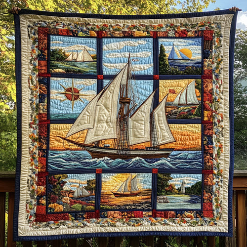 Twilight Sailboat WN0809119CL Quilt