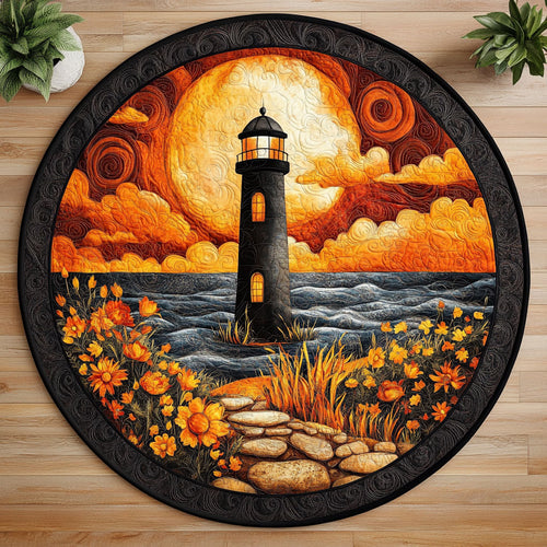 Shine On CM0705043CL Quilted Round Mat