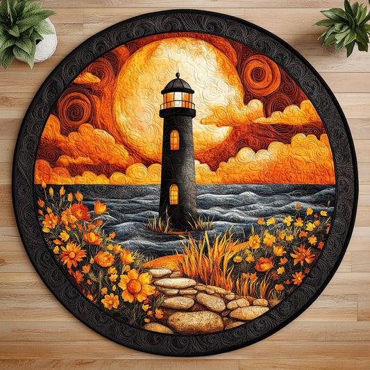 Shine On CM0705043CL Quilted Round Mat