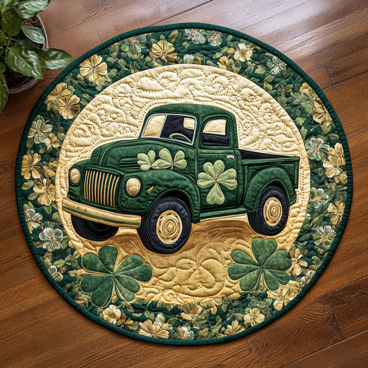 Shamrock Trunk CM2804056CL Quilted Round Mat