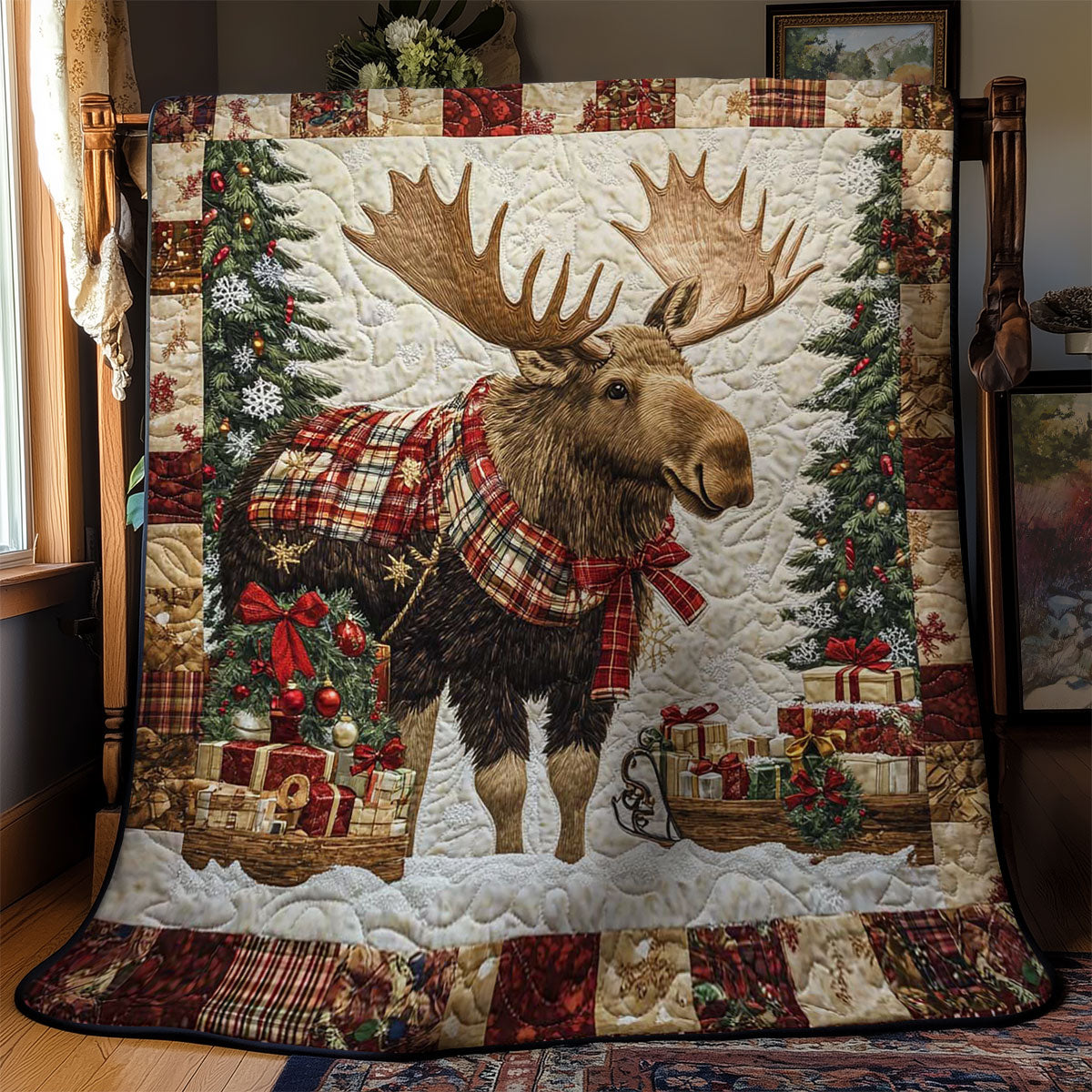 Christmas Alces WN0601082CL Quilt