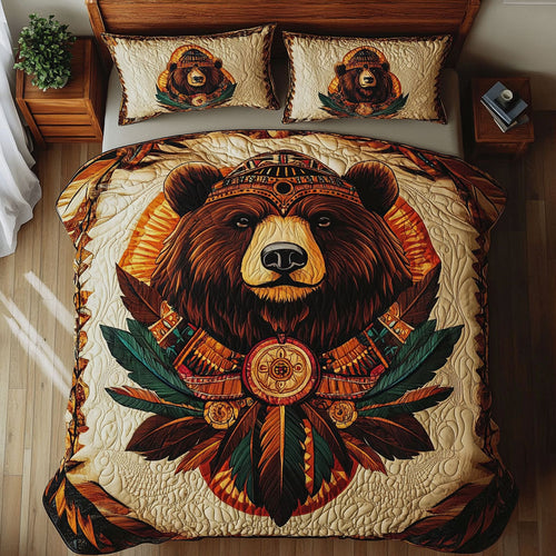 Native Tribe Bear WY1908059CL Duvet Cover Set