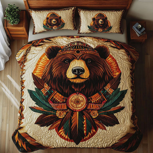 Native Tribe Bear WY1908059CL Duvet Cover Set