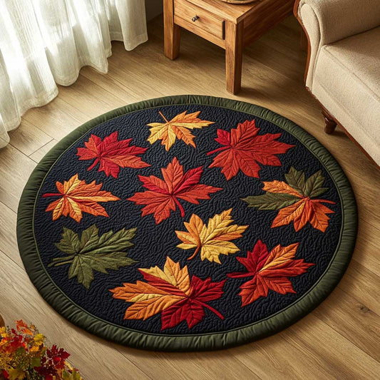 Maple Harmony WN1403040CL Quilted Round Mat