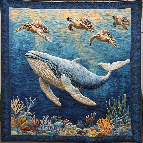 Whale And Sea Turtles LT1809056CL Quilt