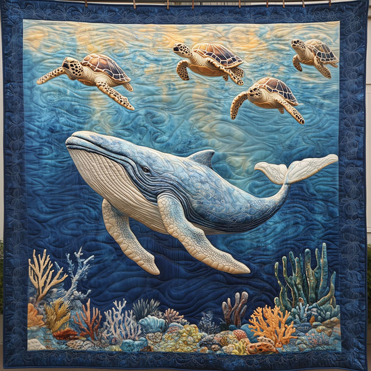 Whale And Sea Turtles LT1809056CL Quilt