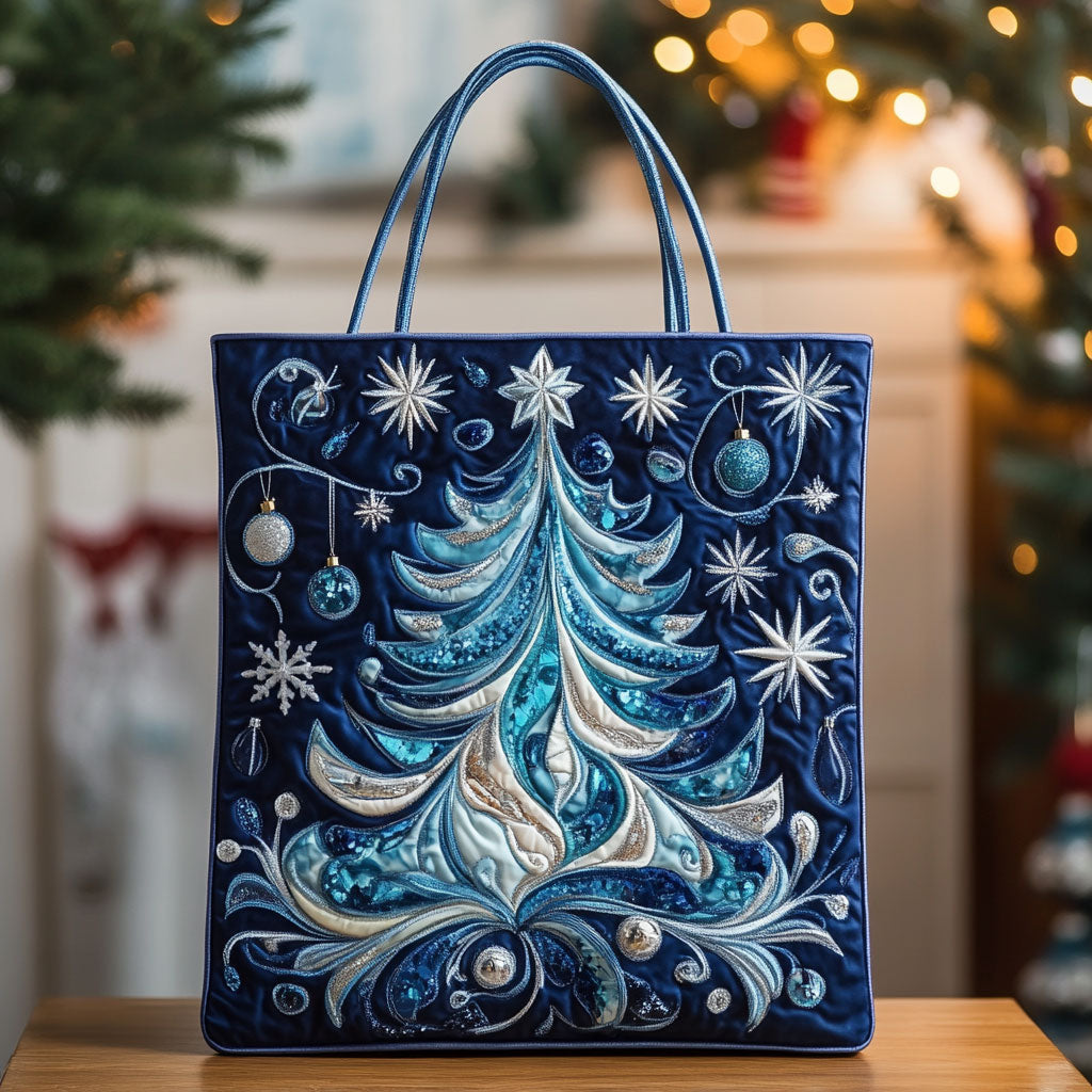 Christmas Tree CW1211048CL Quilted Tote Bag