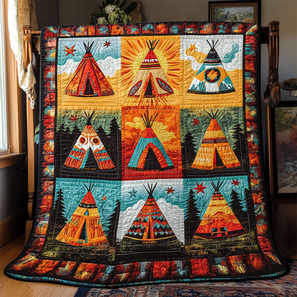 Sunlit Spirit Tepee WJ3012020CL Quilt