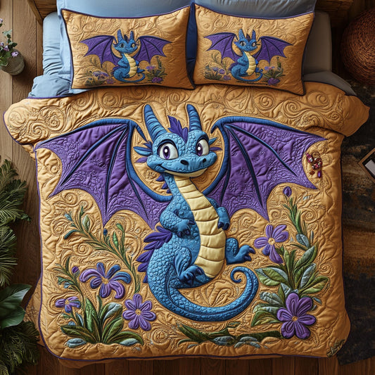 Blue Dragon Garden WY1308055CL Duvet Cover Set