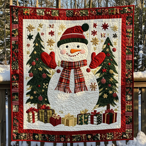 Glowing Snowman WN0309043CL Quilt