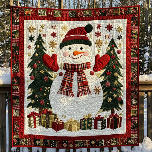 Glowing Snowman WN0309043CL Quilt