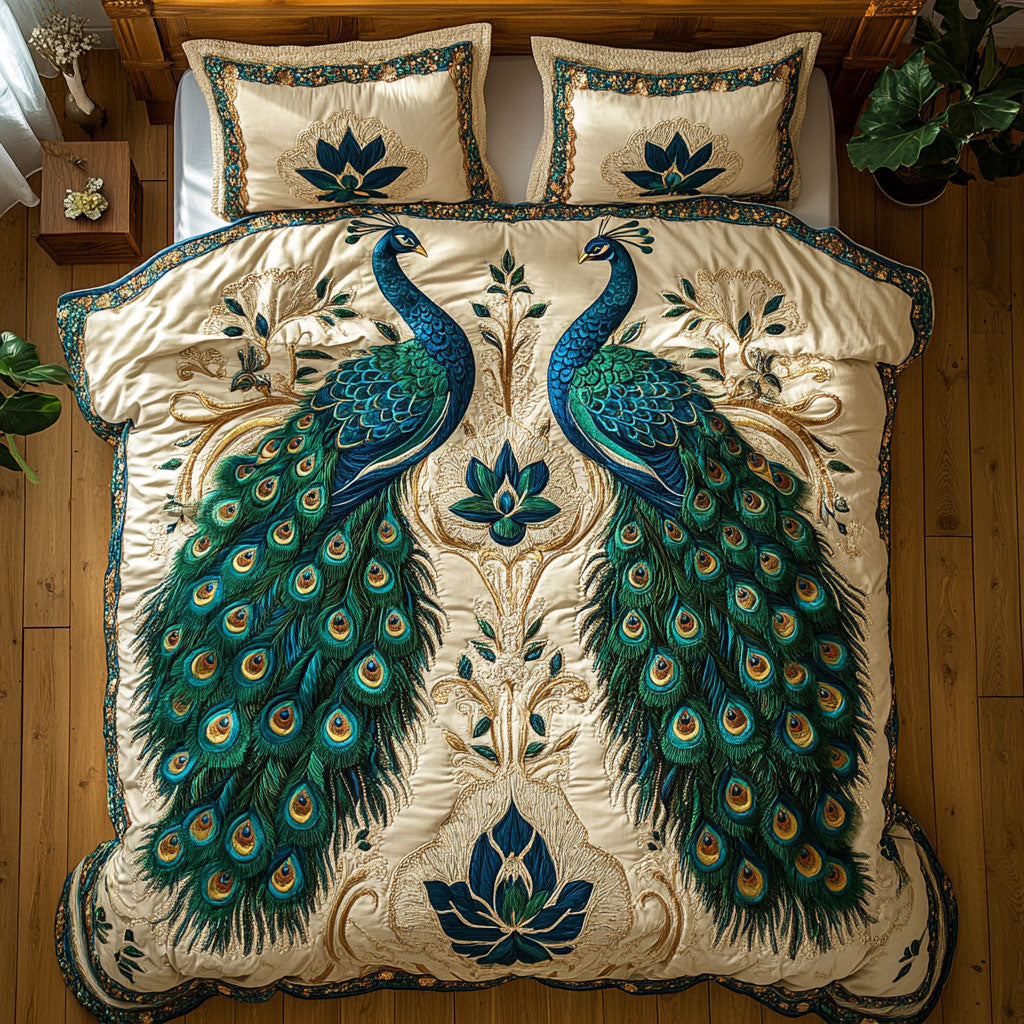 Peacock Harmony CP0309041CL Duvet Cover Set