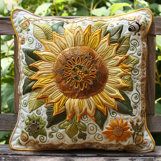 Classic Sunflower CQ1704012CL Quilt Pillow Case